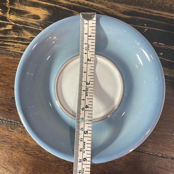 Set of 3 footed vintage Denby cups and saucers - Picture 10 of 10